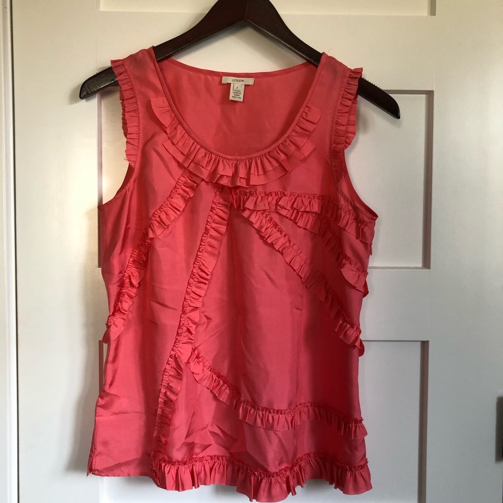 J. Crew Ruffle Tank Top
